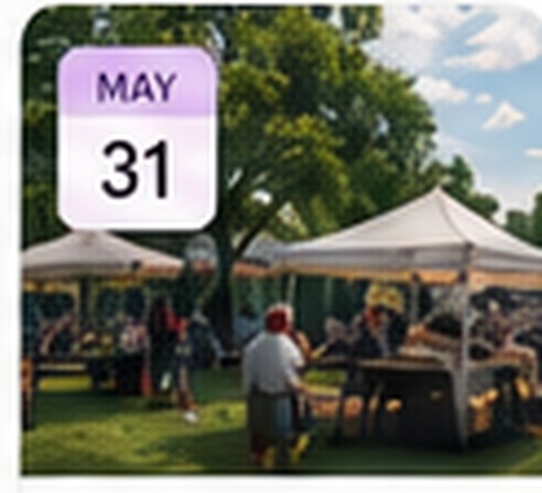 Outdoor craft and vendor show