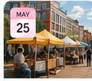 Downtown maker market